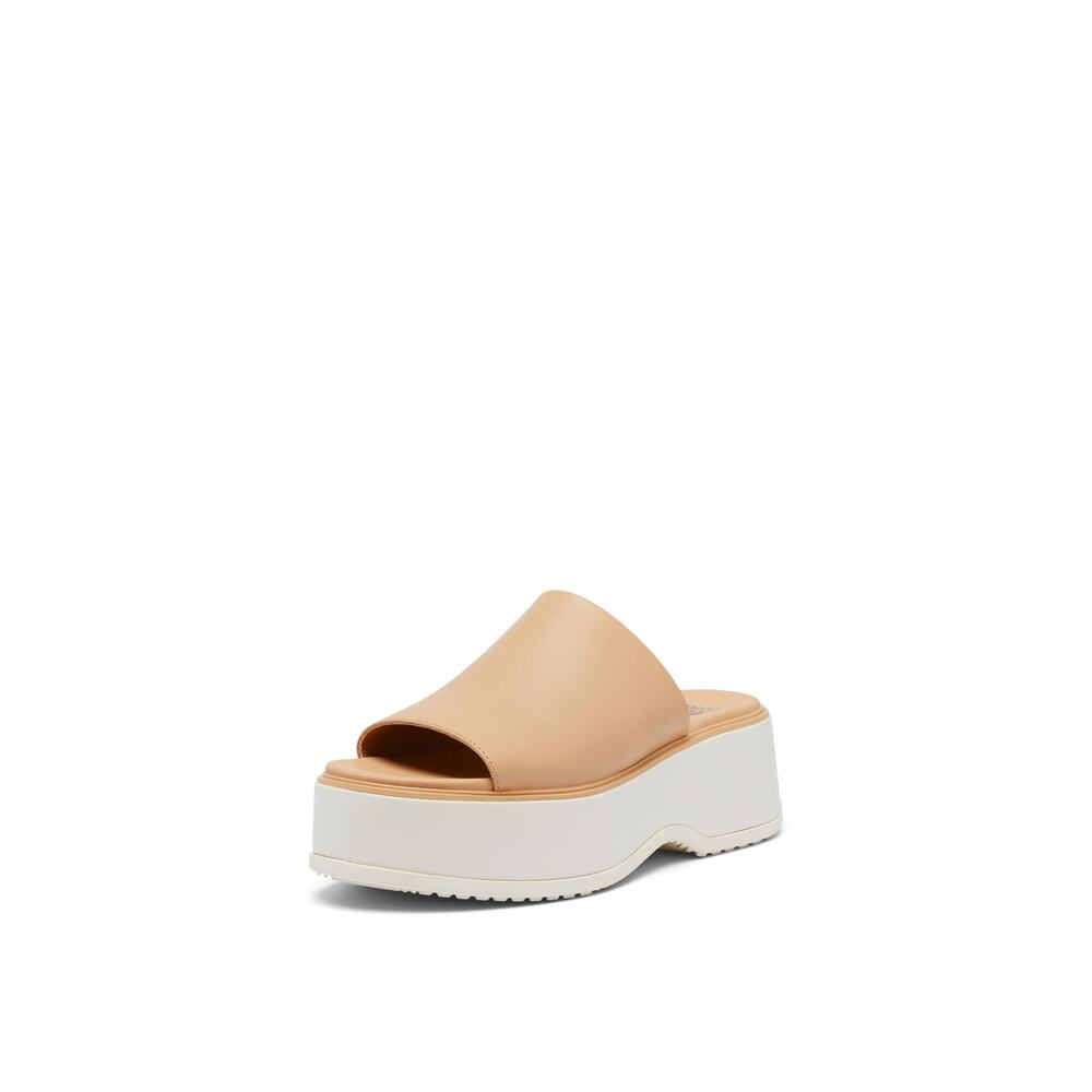Sorel Women's Fashion Heeled Sandal, Honest Beige Chalk EU 40 US 9